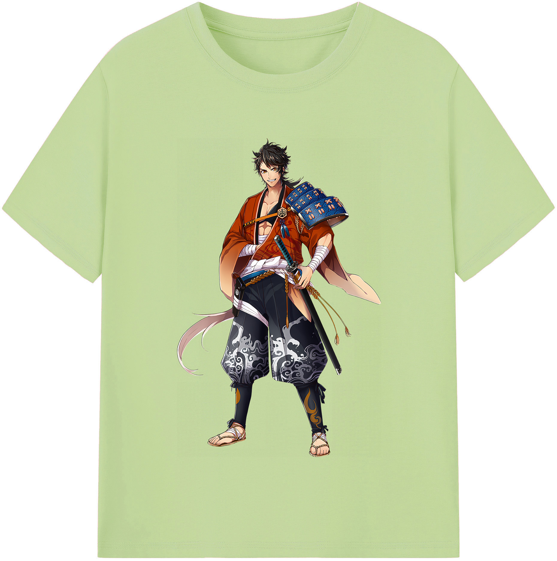 （画像用） 刀剣乱舞 Touken Ranbu 綿100％半袖Tシャツ（フロントプリント）